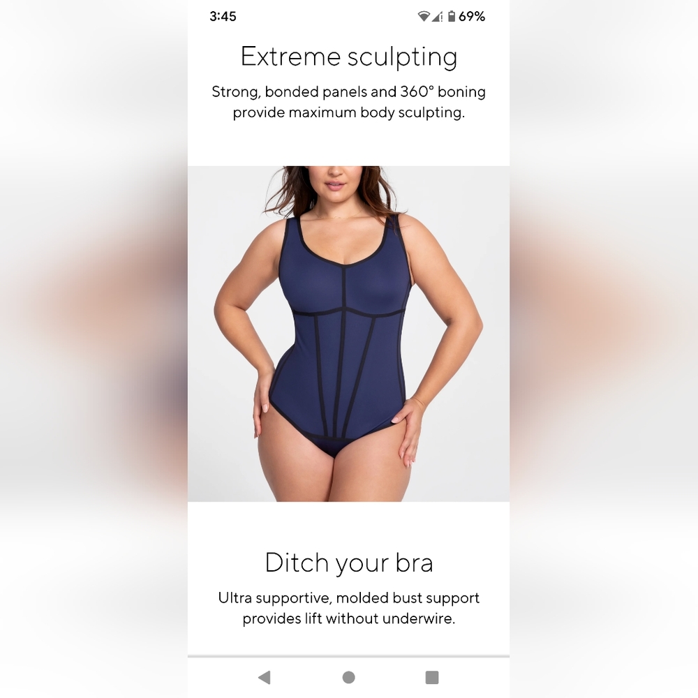NWT Honeylove Boldness Bodysuit XL